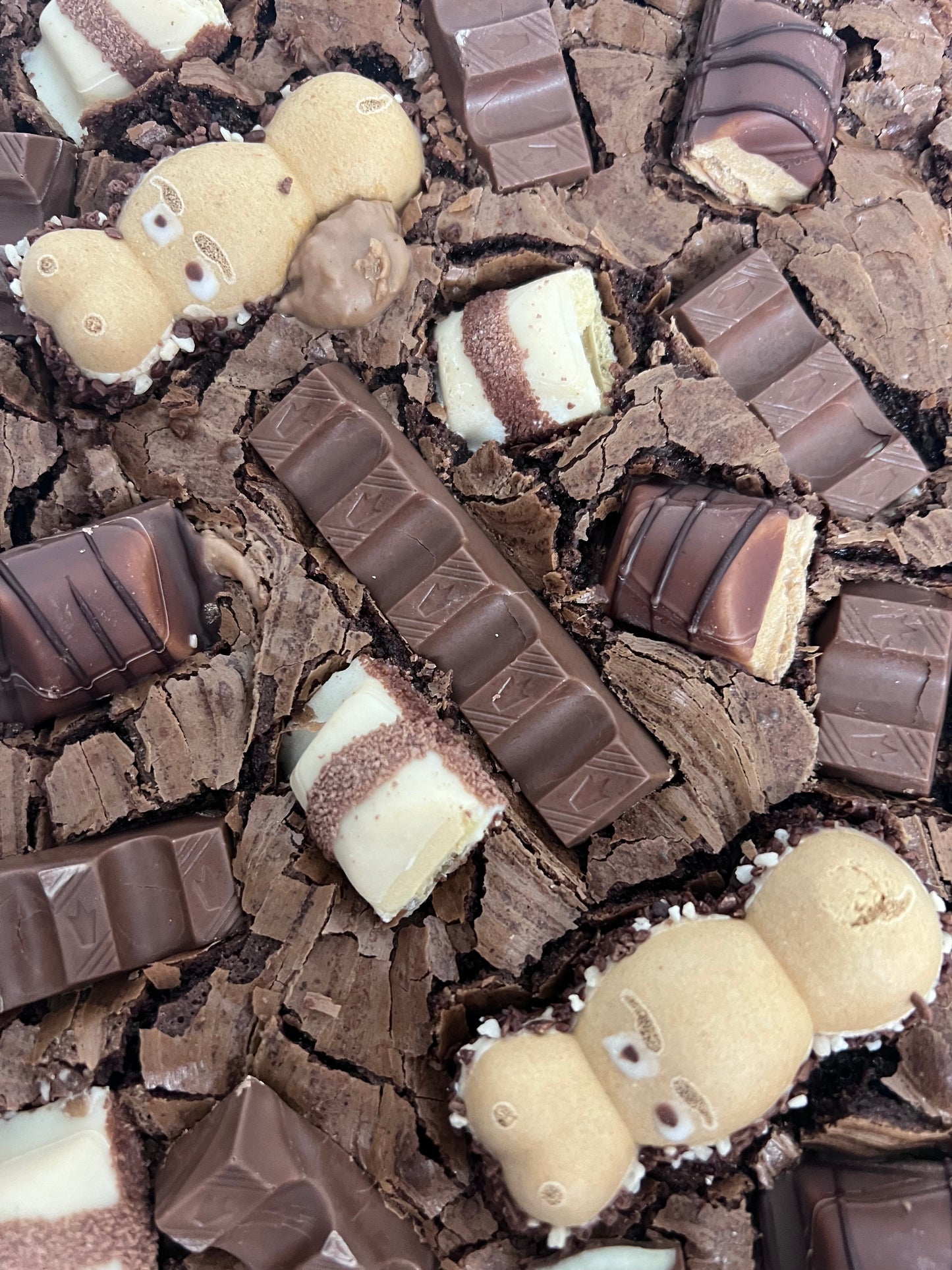 Kinder Brownie Slab