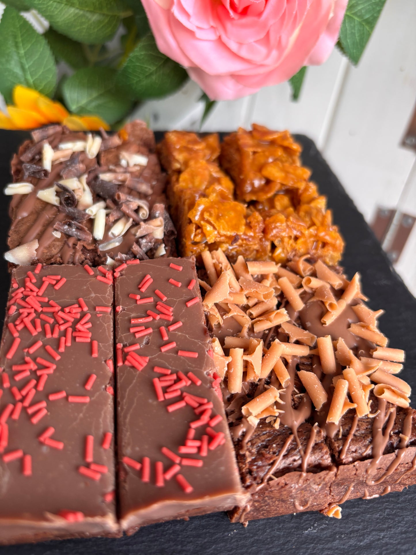 Mini Box - Triple Choc, Fudge Topped, Caramel & Caramel Cornflake