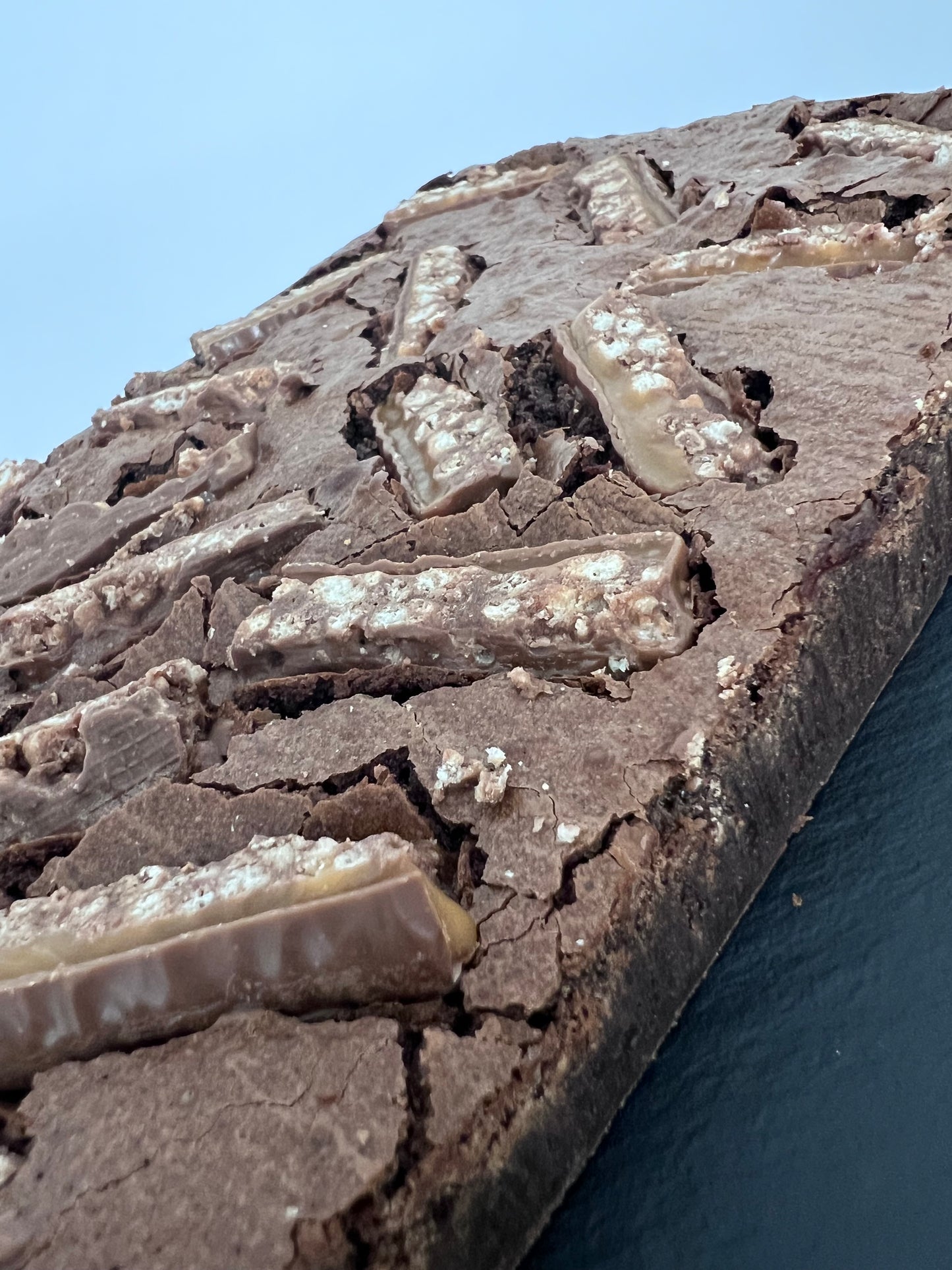 Toffee Crisp Brownie Slab