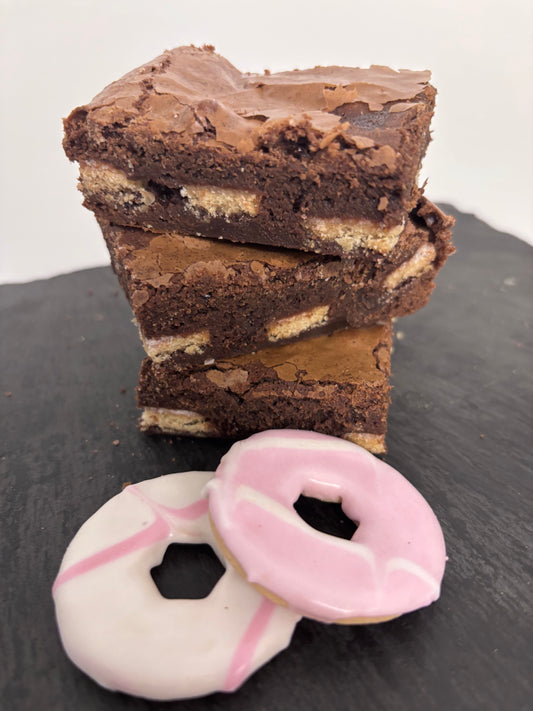 Stuffed Brownies - Party Rings