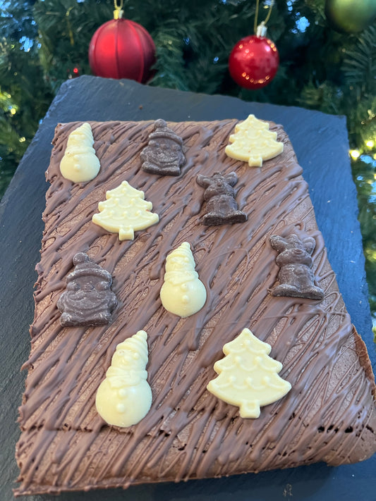 Festive Characters Brownie Slab