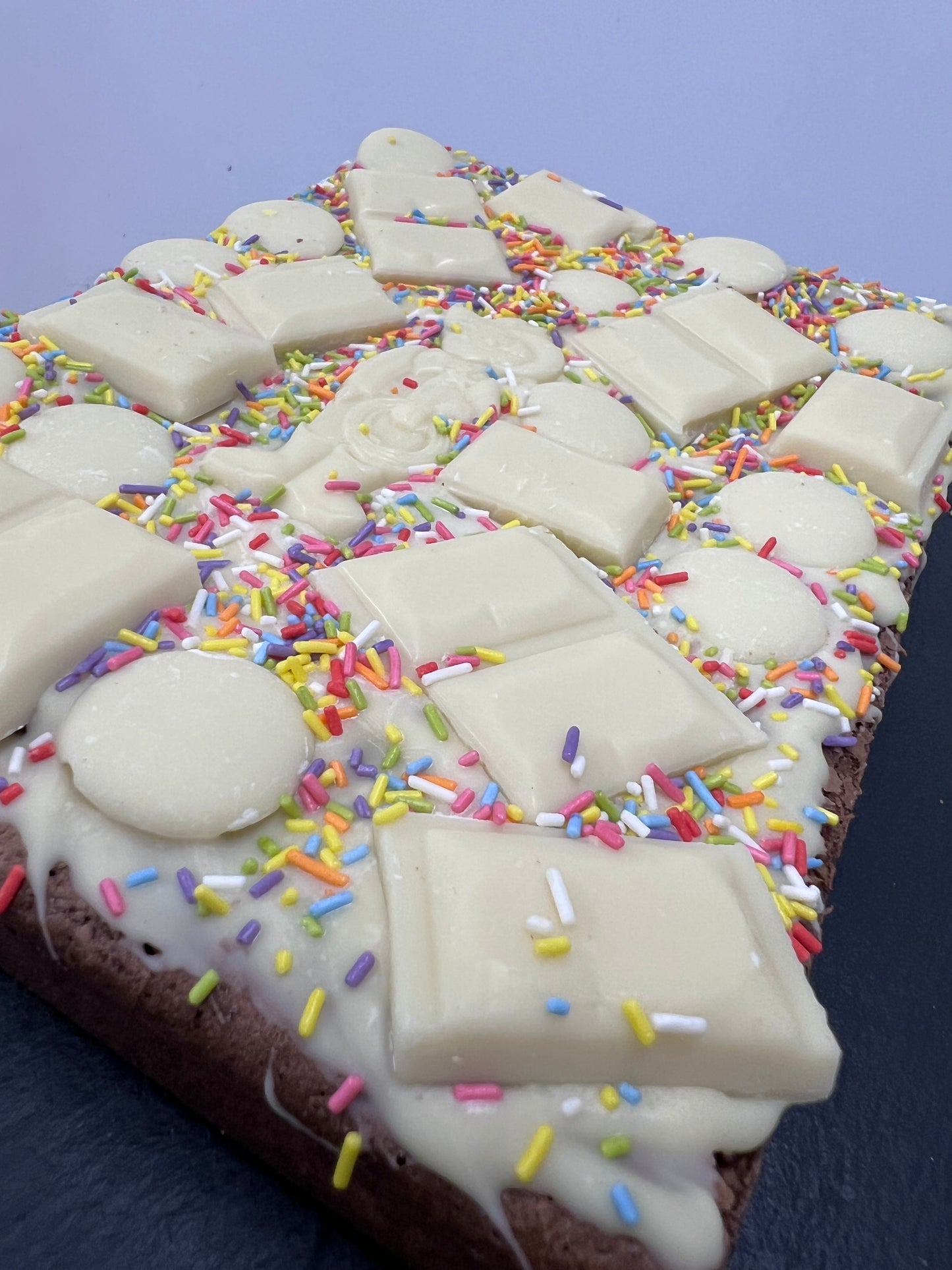 Loaded brownie slab - milky bar