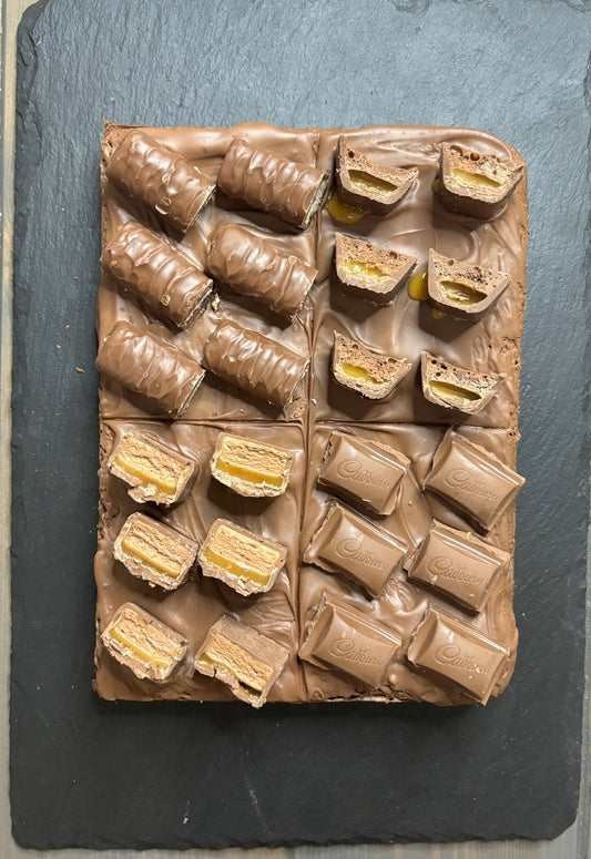 Fiesta Slab - Cadbury Caramel, Mars, Wispa Gold & Twix