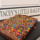 M&M Brownie Slab