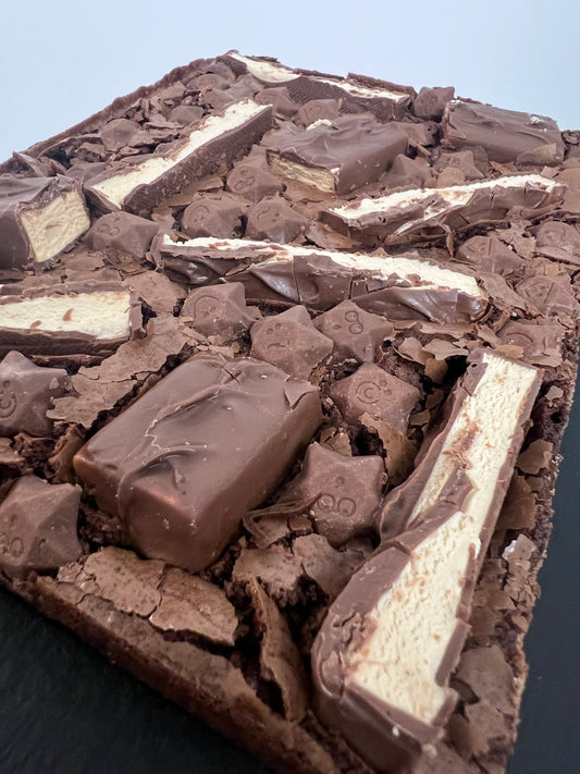 Milky Way Brownie Slab