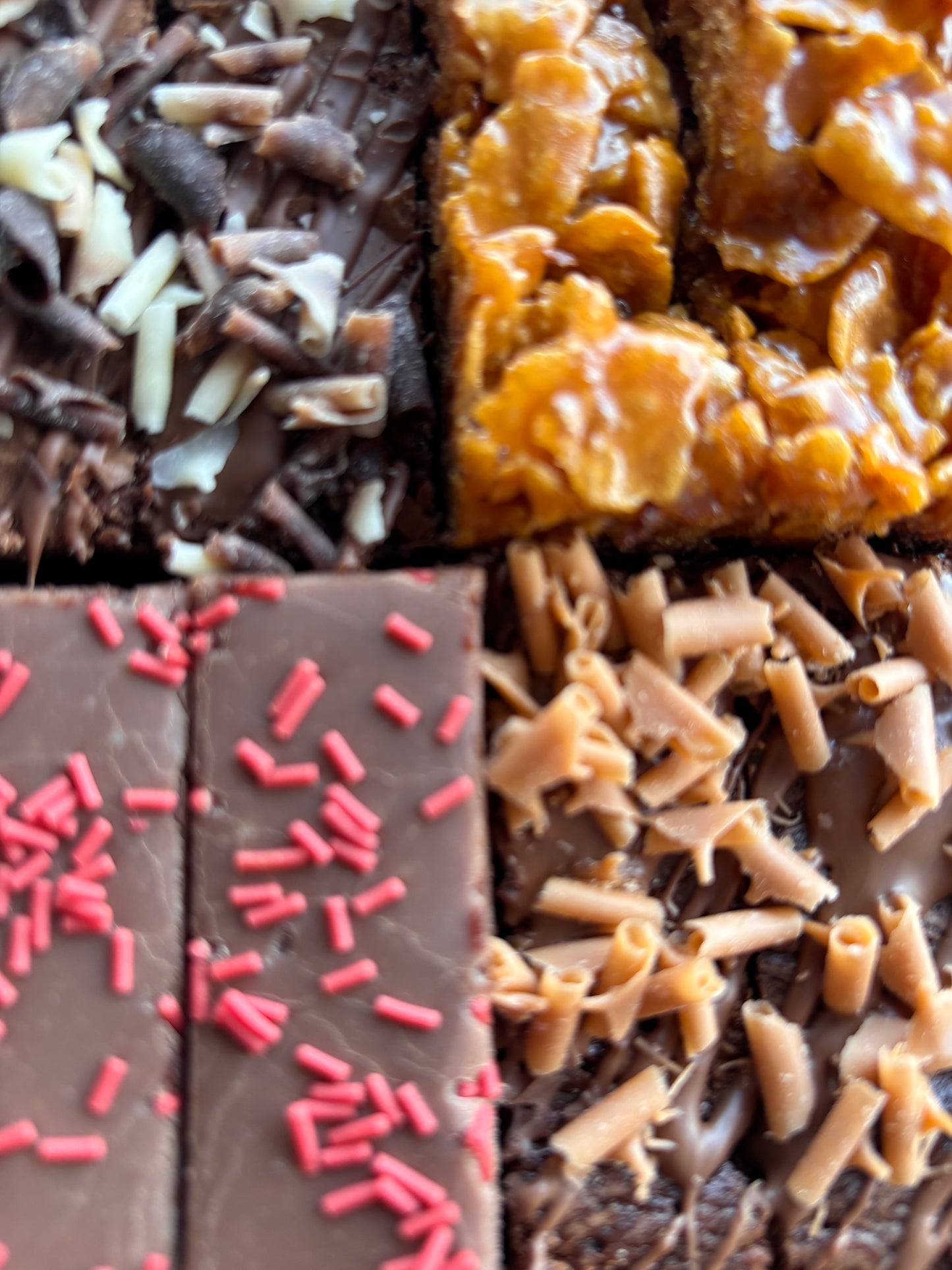 Mini Box - Triple Choc, Fudge Topped, Caramel & Caramel Cornflake