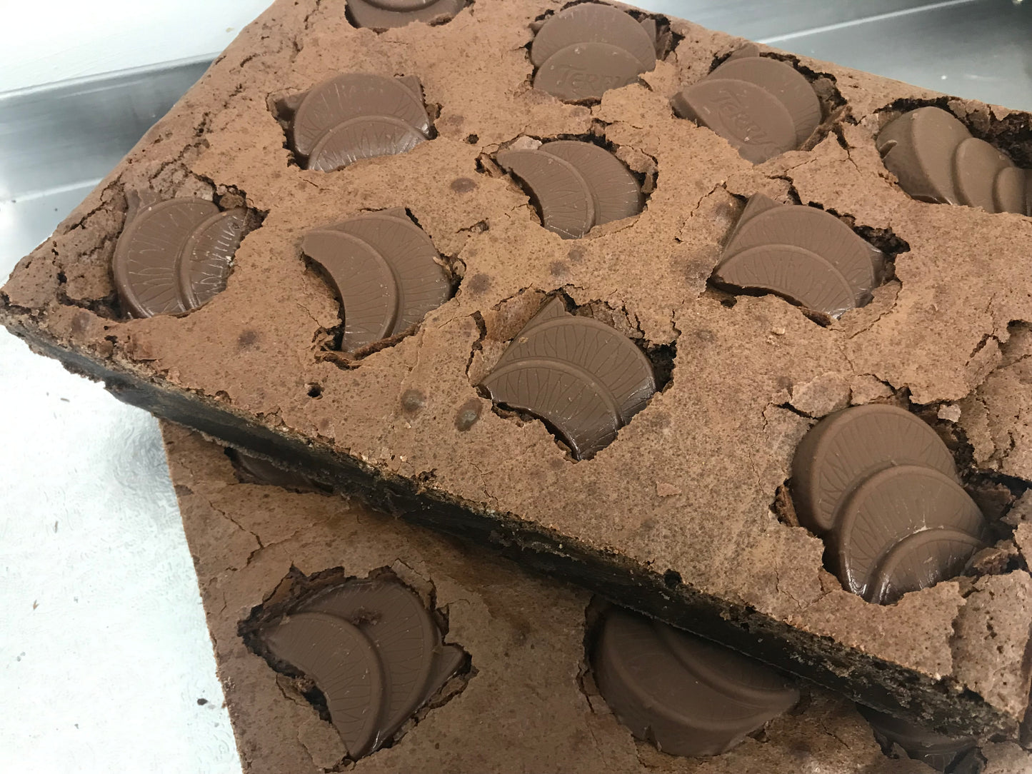 Chocolate Orange Brownie Slab